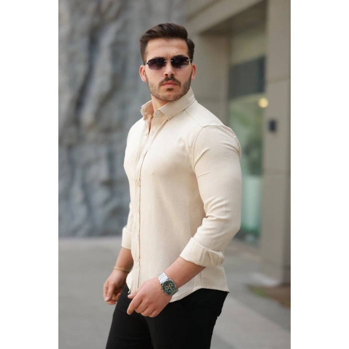 Biçomi Erkek Uzun Kollu Gömlek
