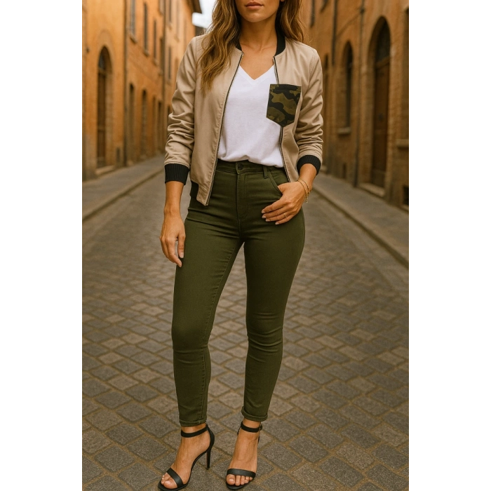 Biçomi Gabardin Kumaş Yüksek Bel Pantolon 90 Cm 4XLbel40cm