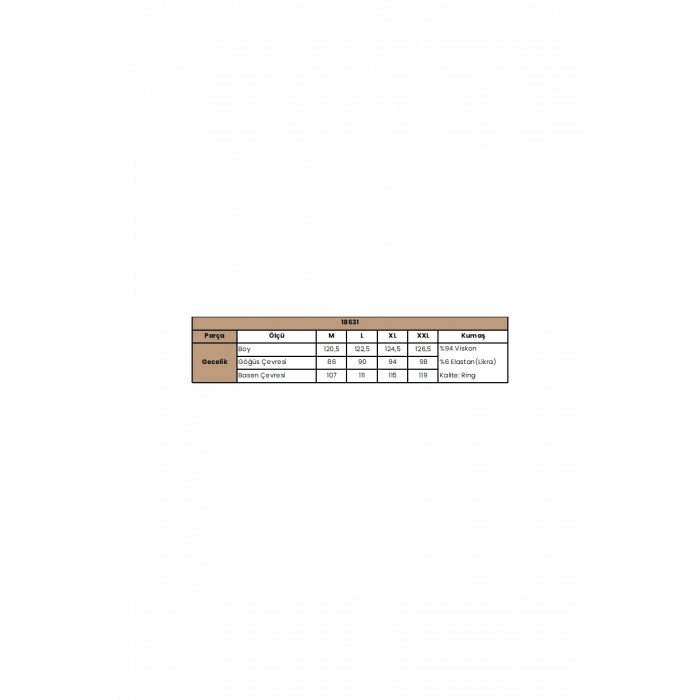 Bicomi Göğüs ve Sırt Dekolteli Dantelli ve Yırtmaçlı Gecelik