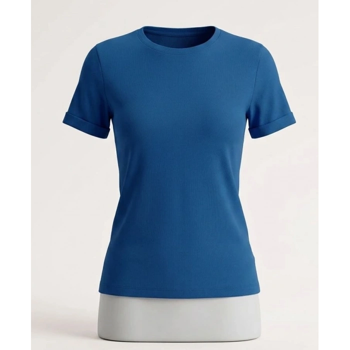 Bicomi Gün Boyu Esnek ve Nefes Alan Likralı Slim Fit Günlük Basic Body