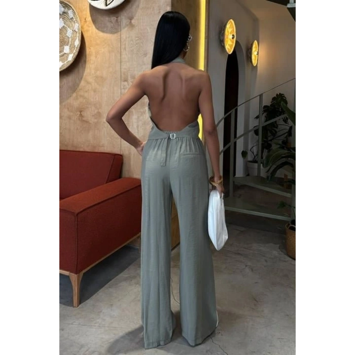 Biçomi Halter Yaka Yelekli Modal Takım 10144
