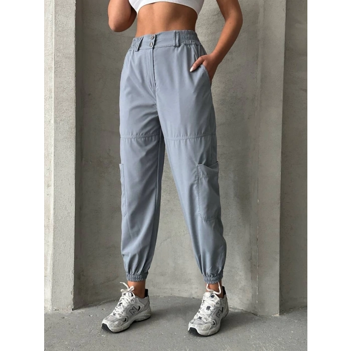 BİÇOMİ Jogger lastik paça pantolon