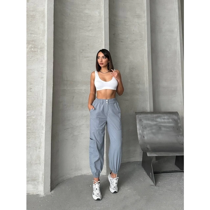 BİÇOMİ Jogger lastik paça pantolon