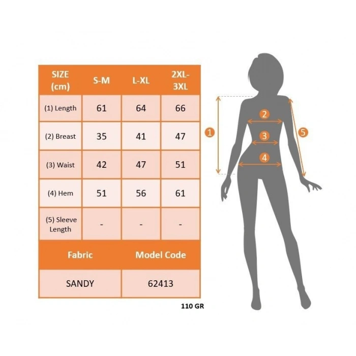 Biçomi Kadın Askılı V Yakalı Puantiyeli Sandy Bluz