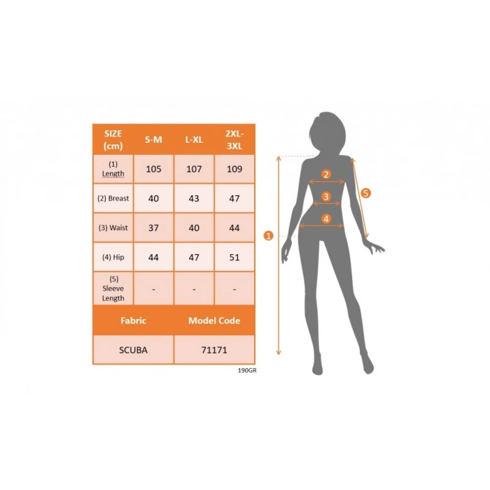 Biçomi Kadın Bodycon Midi Boy Dalgıç Elbise