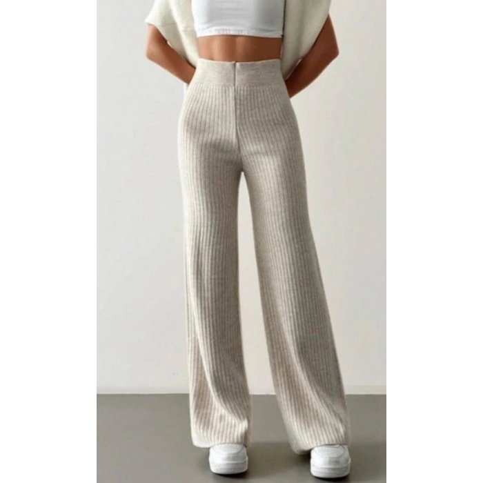 Biçomi Kadın Kaşkorse Bol Paça Pantolon