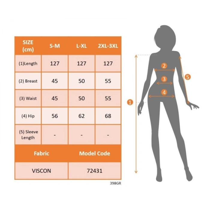 Biçomi Kadın Kısa Kollu V Yakalı Etnik şerit Detaylı Uzun Viskon
