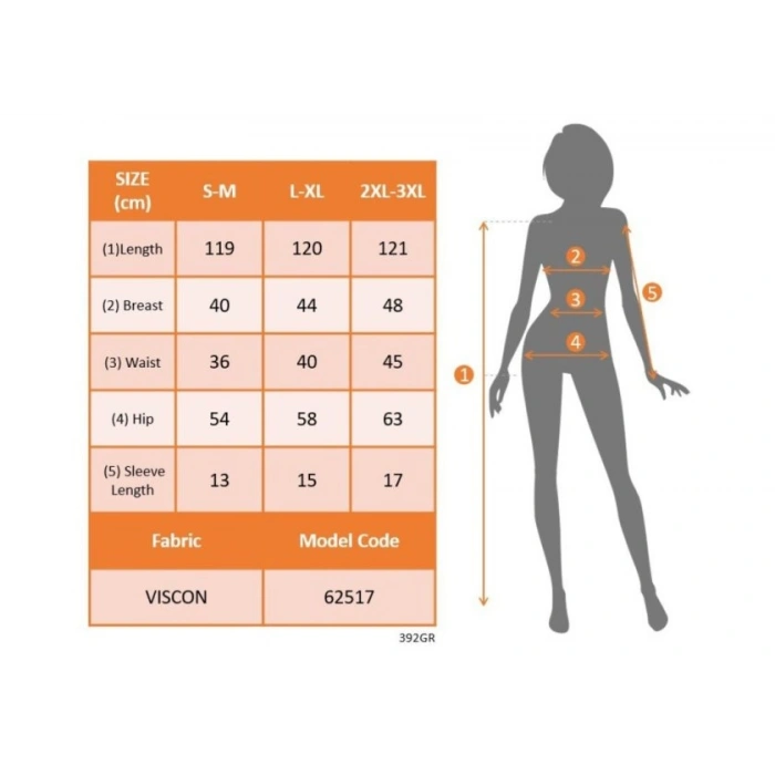 Biçomi Kadın Kısa Kollu V Yakalı Uzun Viskon Elbise