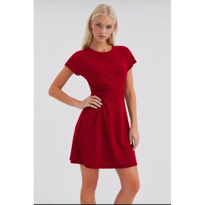 Biçomi Kadın Sandy Kumaş Mini Boy Elbise