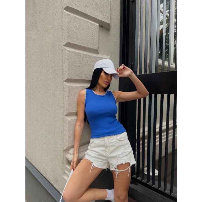 BİÇOMİ Kaşkorse kumaş bluz