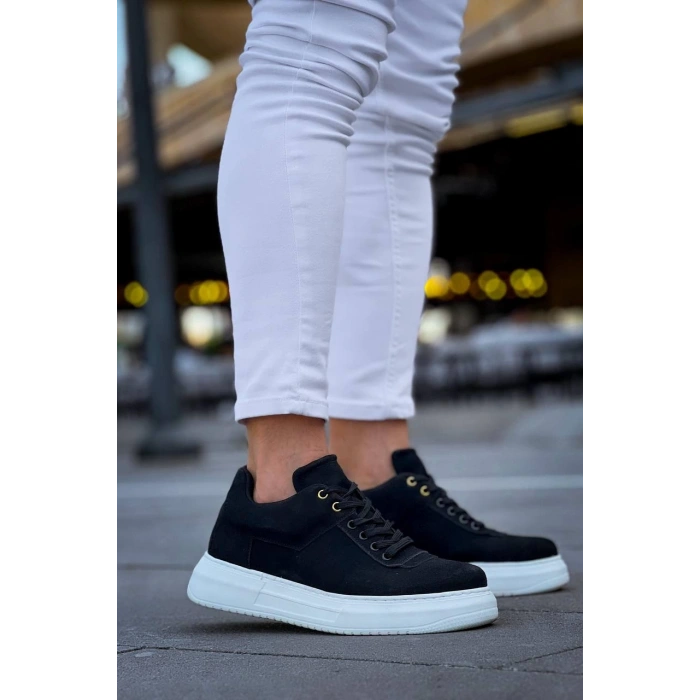 BİÇOMİ KB-X20 Kuback Siyah Süet  Günlük Erkek Ayakkabı