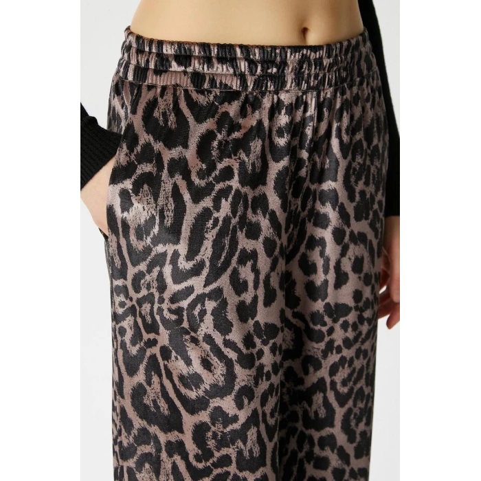 BİÇOMİ Leopar desen pantolon