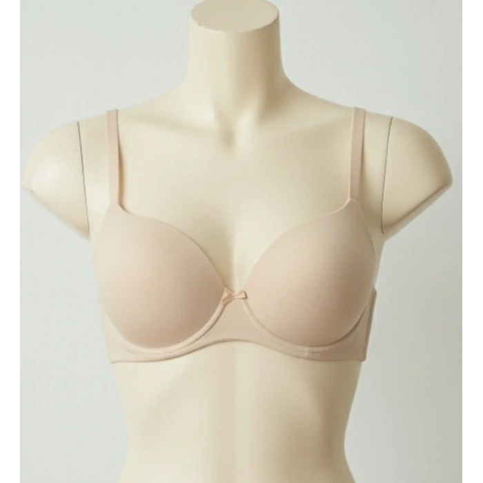 Bicomi Mikro Kumaş Push Up Dolgulu Balenli Günlük Tek Destekli Sütyen