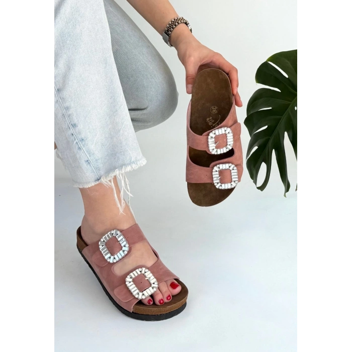 BİÇOMİ Nool Pudra Nubuk Terlik