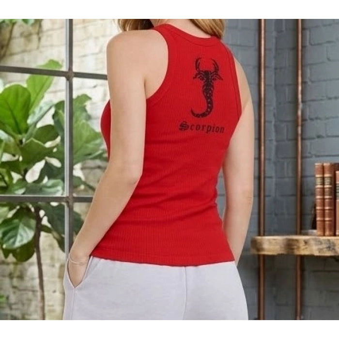 Bicomi Performance Red: Sıfır Yaka, Terletmeyen Fitilli Slim-Fit Spor Atlet