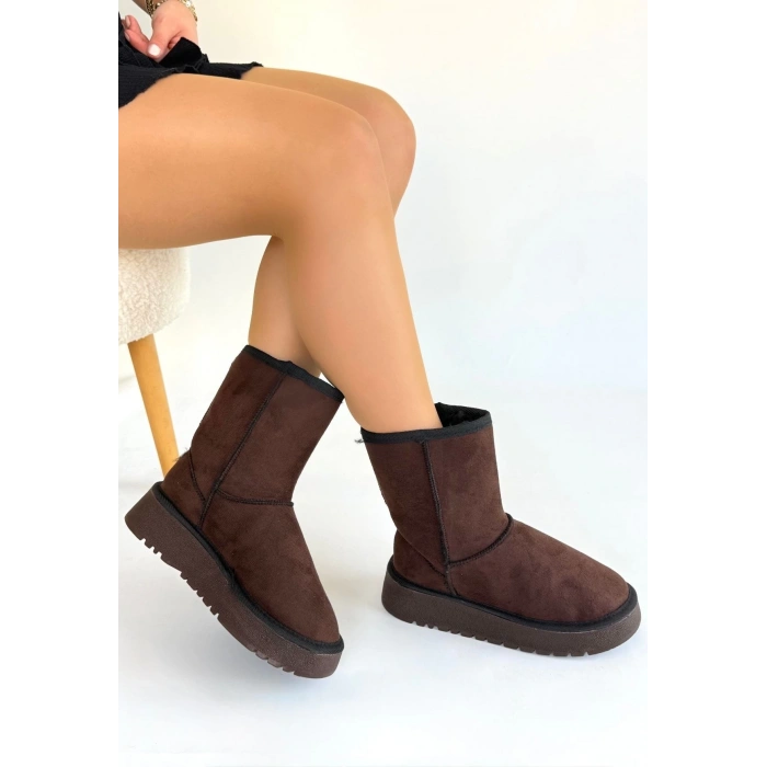 BİÇOMİ Sophia Kahverengi Süet Bot