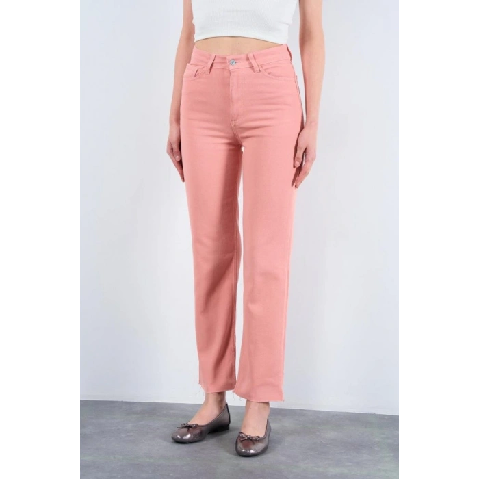 Biçomi Strong Düz Pantolon - Pudra