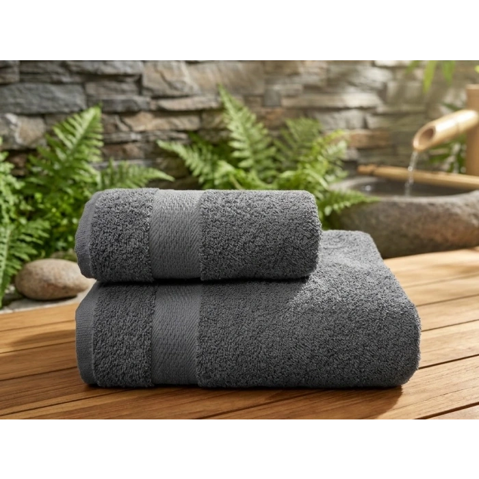 Bicomi Ultra Emici & Hızlı Kuruyan (Quick-Dry) %100 Pamuklu 2li Banyo Havlu Seti