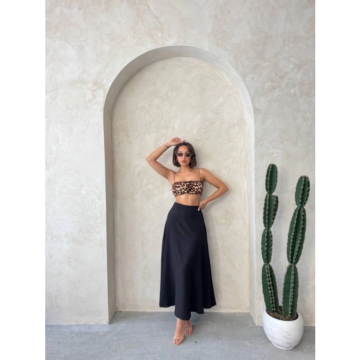 BİÇOMİ Uzun astarlı etek s255043