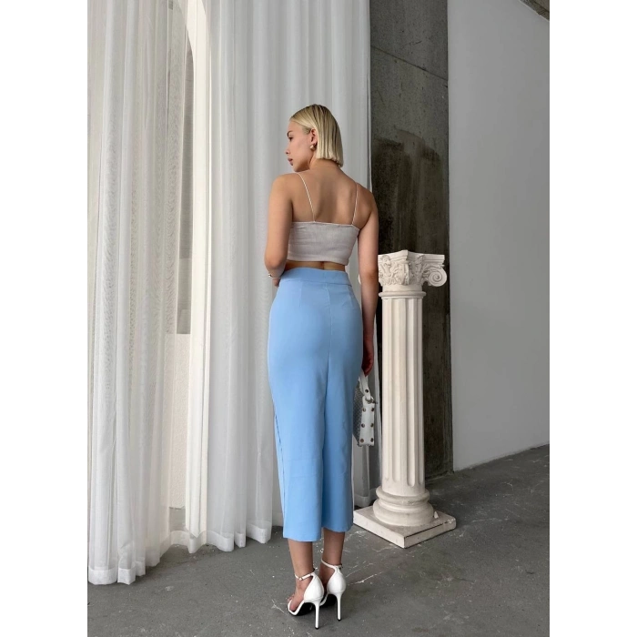 BİÇOMİ Uzun düğmeli etek