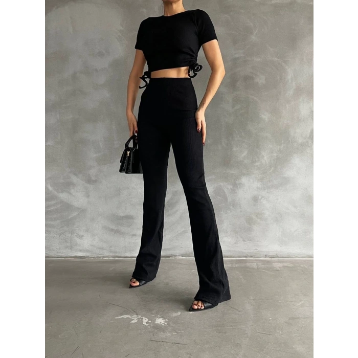 BİÇOMİ Yanları tüneli takım siyah s3161