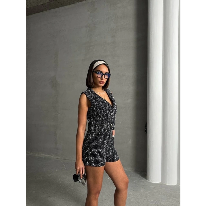 BİÇOMİ Yelekli şort takım