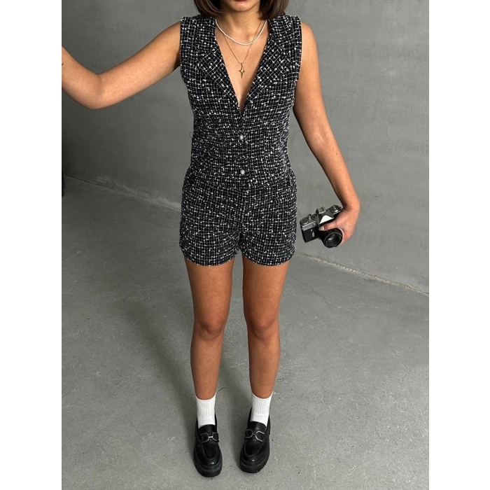 BİÇOMİ Yelekli şort takım