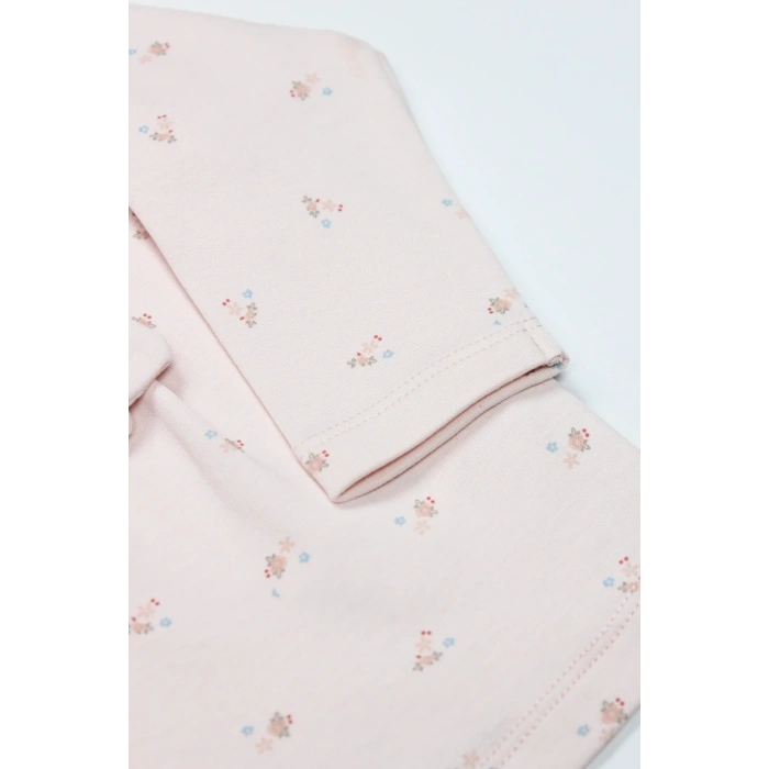 Grow İn Love 2li Bebe Takım 14102 Pembe Ekru