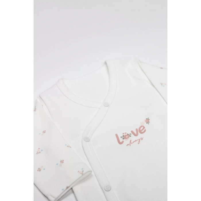 Grow İn Lowe Kravuze Body 17106 Pembe Ekru