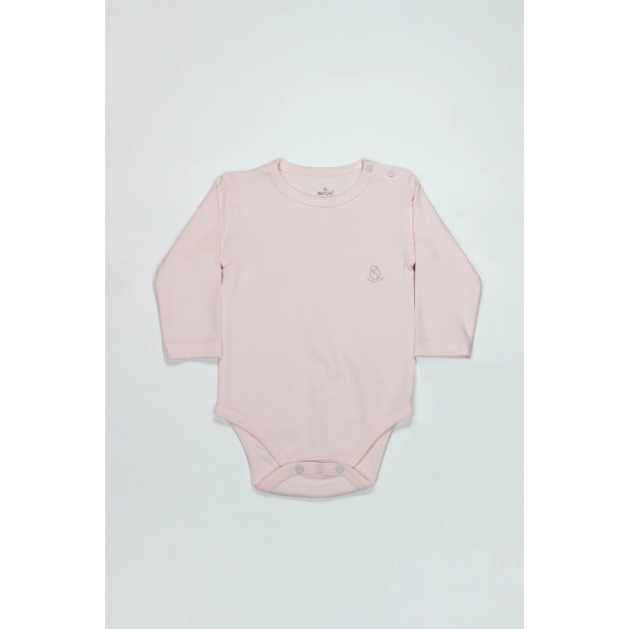 Natural Basic Style Uzun Kol Body 17104 Pembe
