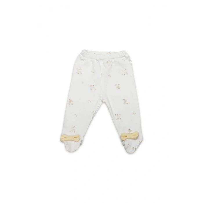 Patikli Alt Welcome Baby Duck 16107 Sarı-ekru