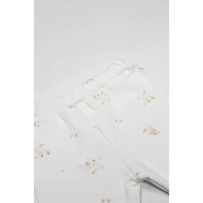 Patikli Alt Welcome Baby Duck 16107 Sarı-ekru