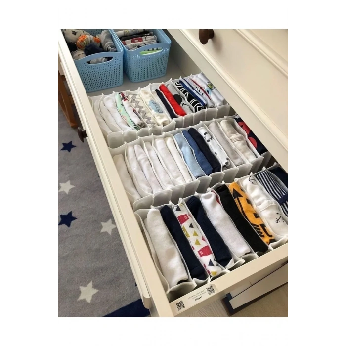 Çekmece Içi Akordiyon Organizer (M) - 15x43x14cm Biçomi-EV355