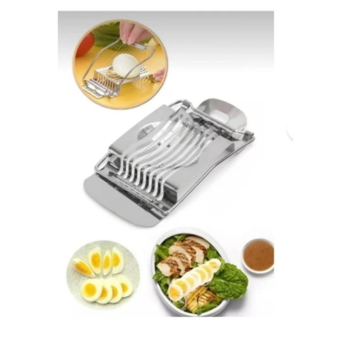Çelik Pratik Yumurta Dilimleyici