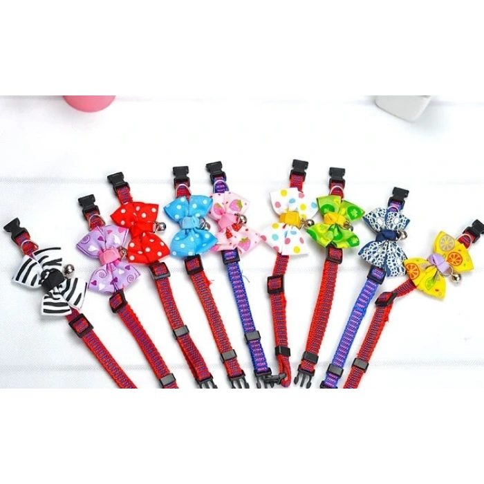 Çıngıraklı Kedi-köpek Papyonu