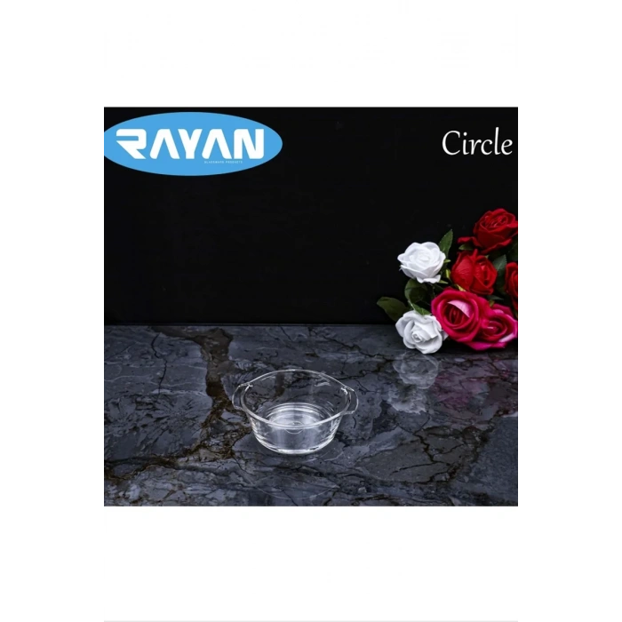 Circle Tekli Yuvarlak Cam Kahvaltılık Biçomi-81474