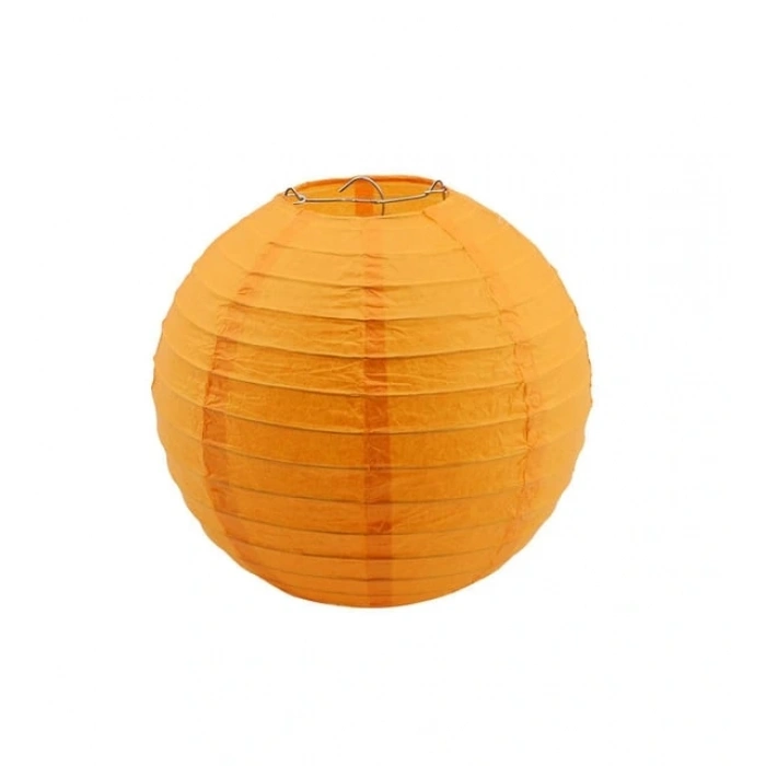 Dekoratif Çin Feneri – Kağıt Lamba - Turuncu