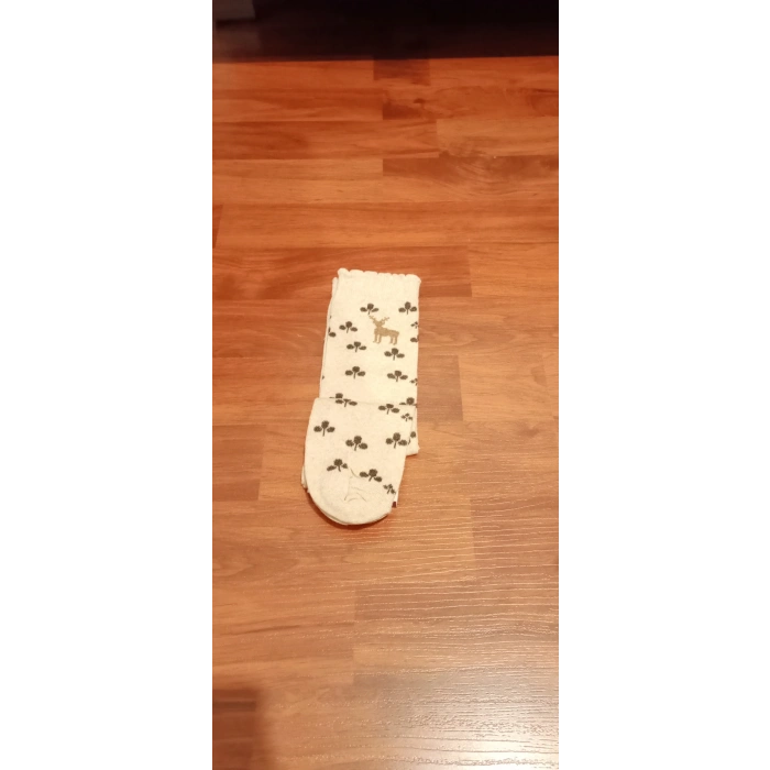 Desenli Bayan Soket Çorap