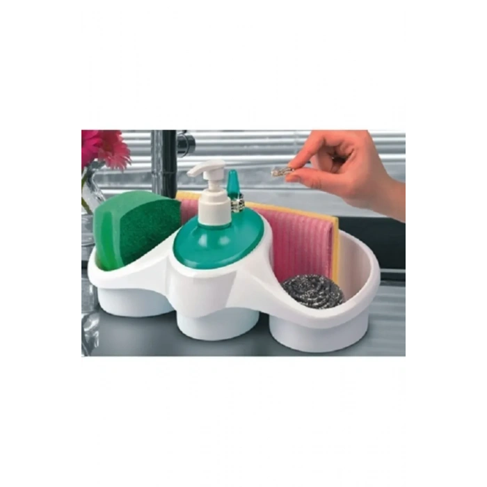 Deterjan Hazneli Süngerlik Bulaşık Süngerliği Biçomi-TP653