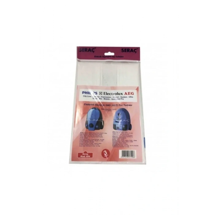 Elektrik Süpürgesi Toz Torbası 3 Lü Philips Sydney Electrolux Aeg Biçomi-68788