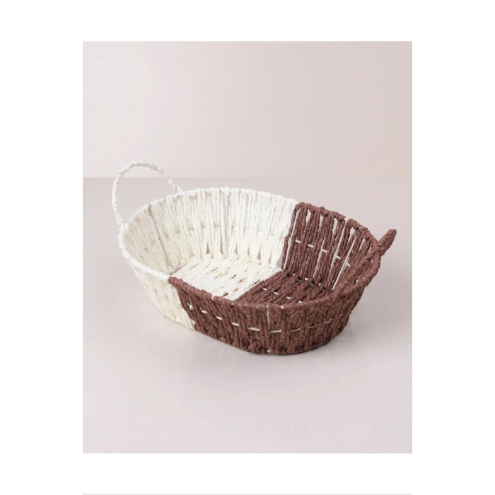 Hasırlı Ekmek Sepeti Oval Biçomi-8803