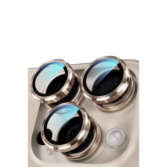 İphone 16 Pro Kamera Lens Koruyucu Naturel