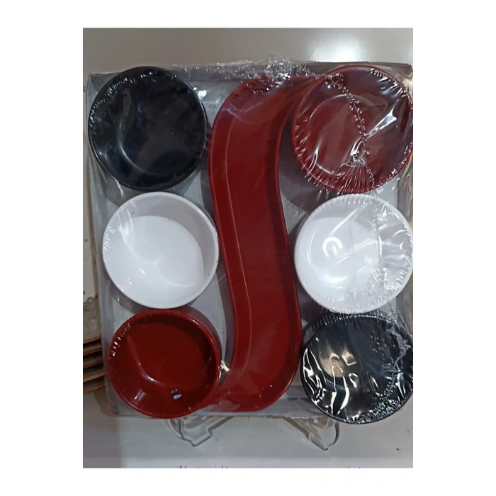 Kahvaltı Çerez Seti 7 Parça Akrilik Biçomi-M11325