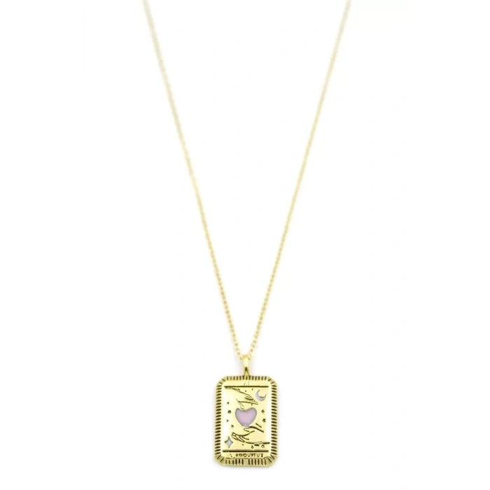 Kalp Tarot Kolye - Altın
