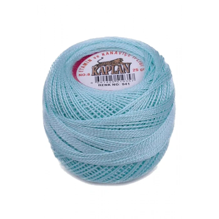Kaplan Etamin Ve Kanaviçe İpi 8 No Kod/Renk: 941 - Biçomi