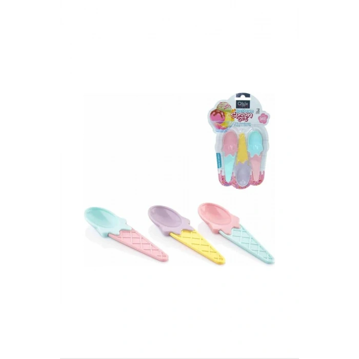 Karnaval Dondurma Kaşığı 3 Adet ROYALEKS-L716