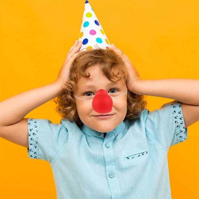 Kırmızı Renk Lastikli Burun Palyaço Burun