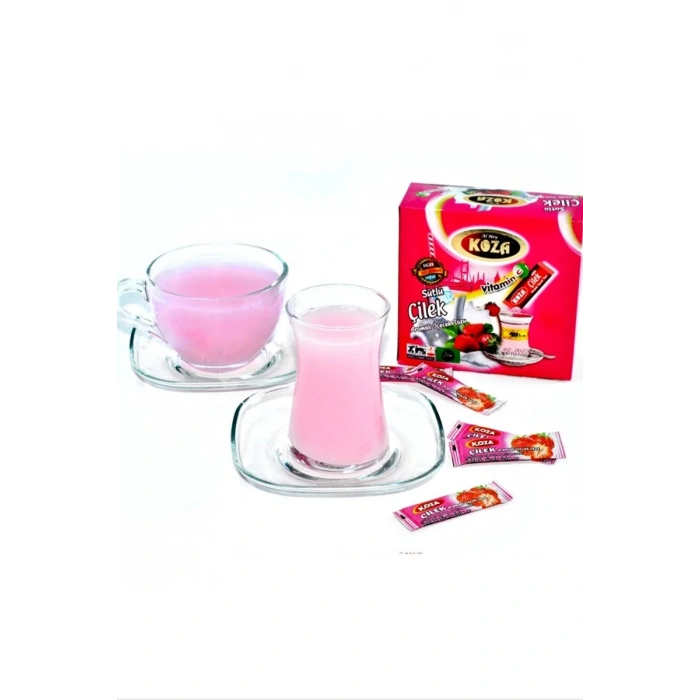 Koza Tek İçimlik Çilek Aromalı Toz İçecek 50li