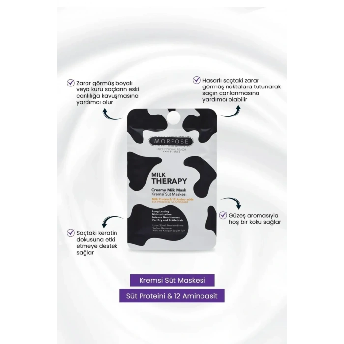 Milk Therapy Kremsi Süt Maskesi 25 ML (24 ADET) - Bakım ve Canlılık - mrfs