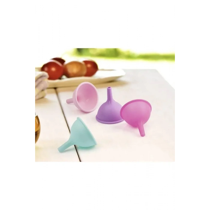 Minik Silikon Huni Mutfak Için Yağ Koymalık Biçomi-5009